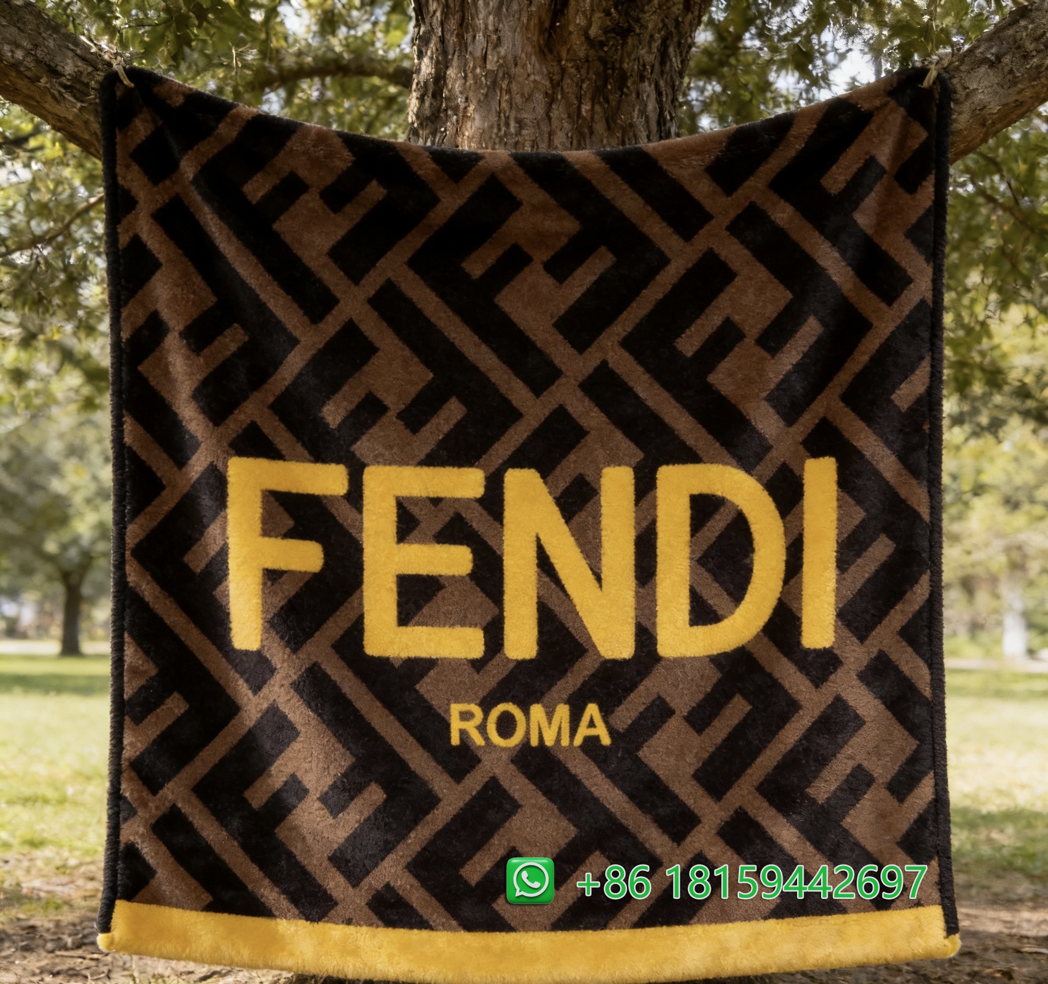 Fendi Throw Blankets